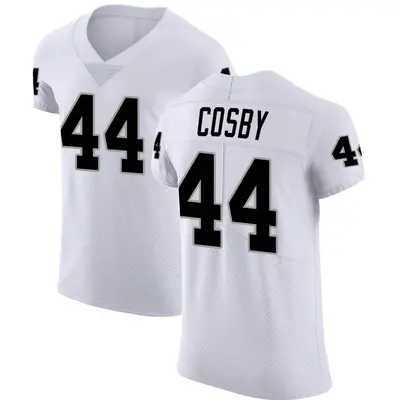 Men's Elite Bryce Cosby Las Vegas Raiders White Vapor Untouchable Jersey