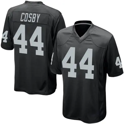 Men's Game Bryce Cosby Las Vegas Raiders Black Team Color Jersey