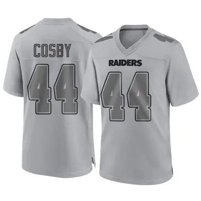 Men's Game Bryce Cosby Las Vegas Raiders Gray Atmosphere Fashion Jersey