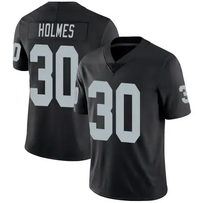 Men's Limited Darnay Holmes Las Vegas Raiders Black Team Color Vapor Untouchable Jersey
