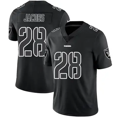Men's Limited Josh Jacobs Las Vegas Raiders Black Impact Jersey