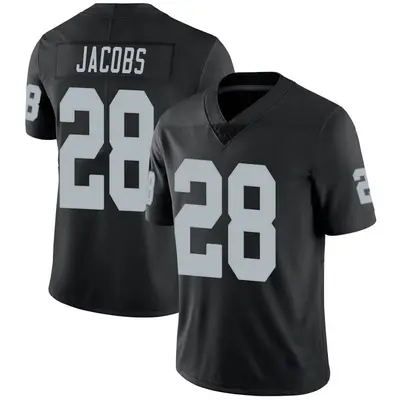 Men's Limited Josh Jacobs Las Vegas Raiders Black Team Color Vapor Untouchable Jersey