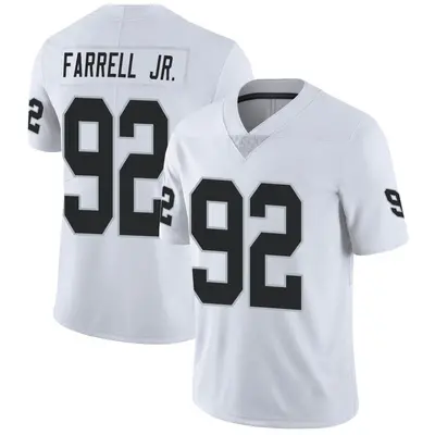 Men's Limited Neil Farrell Jr. Las Vegas Raiders White Vapor Untouchable Jersey