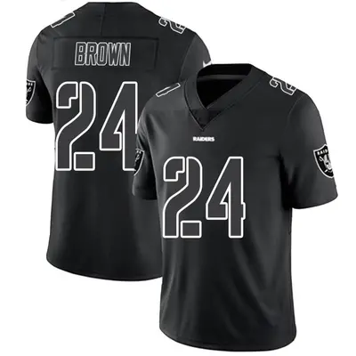 Men's Limited Willie Brown Las Vegas Raiders Black Impact Jersey
