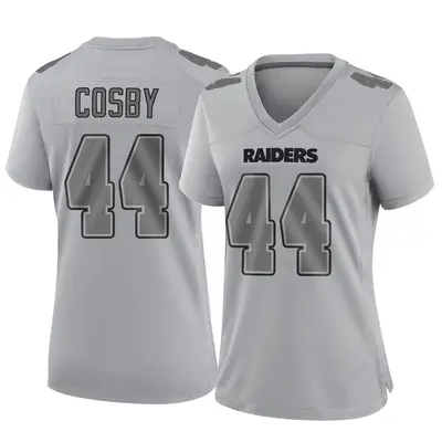 Women's Game Bryce Cosby Las Vegas Raiders Gray Atmosphere Fashion Jersey