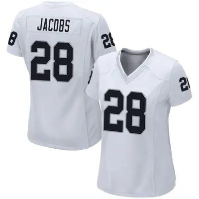 Women's Game Josh Jacobs Las Vegas Raiders White Jersey