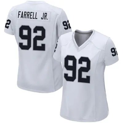 Women's Game Neil Farrell Jr. Las Vegas Raiders White Jersey