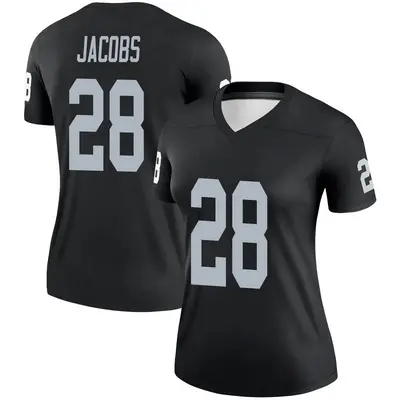 Women's Legend Josh Jacobs Las Vegas Raiders Black Jersey