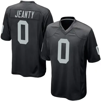 Youth Game Ashton Jeanty Las Vegas Raiders Black Team Color Jersey
