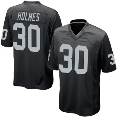 Youth Game Darnay Holmes Las Vegas Raiders Black Team Color Jersey