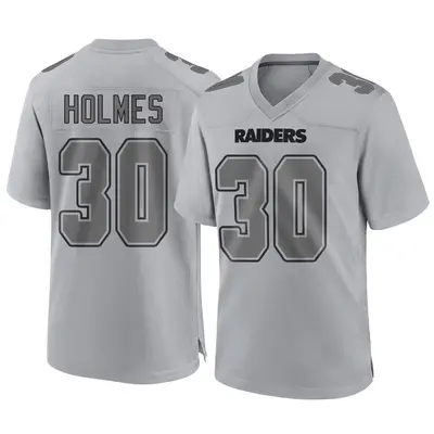Youth Game Darnay Holmes Las Vegas Raiders Gray Atmosphere Fashion Jersey