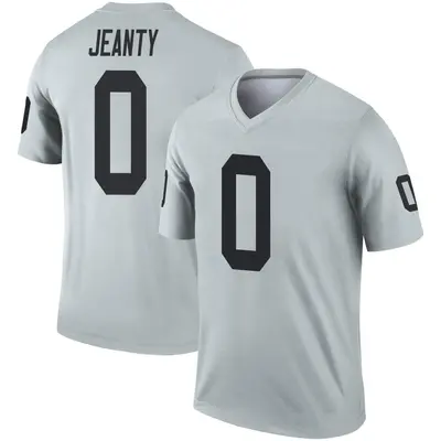 Youth Legend Ashton Jeanty Las Vegas Raiders Inverted Silver Jersey