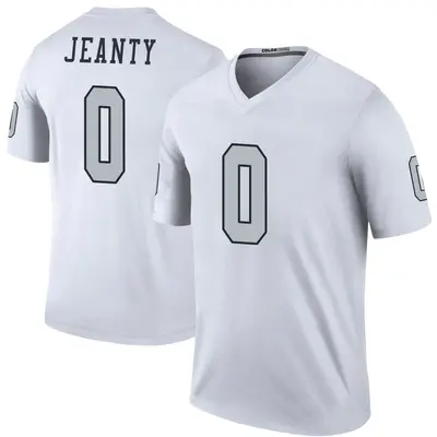 Youth Legend Ashton Jeanty Las Vegas Raiders White Color Rush Jersey