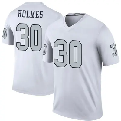 Youth Legend Darnay Holmes Las Vegas Raiders White Color Rush Jersey