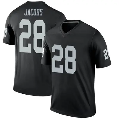 Youth Legend Josh Jacobs Las Vegas Raiders Black Jersey