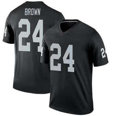 Youth Legend Willie Brown Las Vegas Raiders Black Jersey