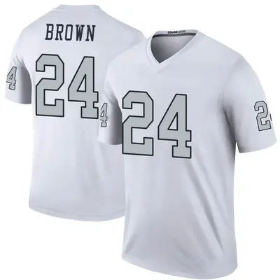 Youth Legend Willie Brown Las Vegas Raiders White Color Rush Jersey