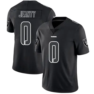 Youth Limited Ashton Jeanty Las Vegas Raiders Black Impact Jersey