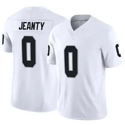 Youth Limited Ashton Jeanty Las Vegas Raiders White Vapor F.U.S.E. Jersey
