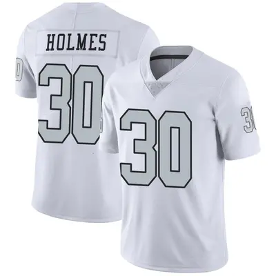 Youth Limited Darnay Holmes Las Vegas Raiders White Color Rush Jersey