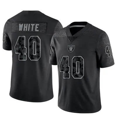 Youth Limited Devin White Las Vegas Raiders Black Reflective Jersey