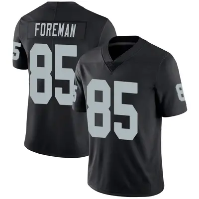 Youth Limited Jeff Foreman Las Vegas Raiders Black Team Color Vapor Untouchable Jersey