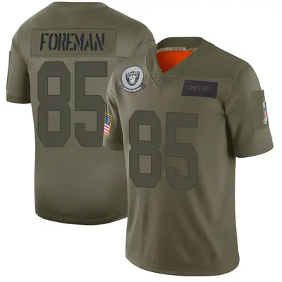 Youth Limited Jeff Foreman Las Vegas Raiders Camo 2019 Salute to Service Jersey