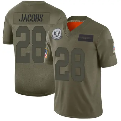 Youth Limited Josh Jacobs Las Vegas Raiders Camo 2019 Salute to Service Jersey