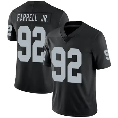 Youth Limited Neil Farrell Jr. Las Vegas Raiders Black Team Color Vapor Untouchable Jersey