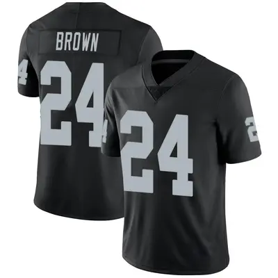Youth Limited Willie Brown Las Vegas Raiders Black Team Color Vapor Untouchable Jersey